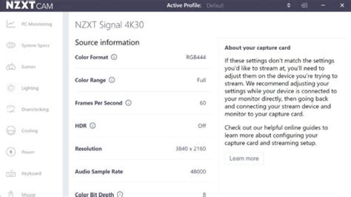 NZXT Signal 4K30 Capture Card Review: Lossless High-Quality Footage
