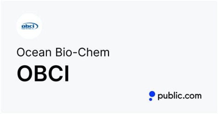 
OBCI
Ocean Bio-Chem, Inc. Compare
