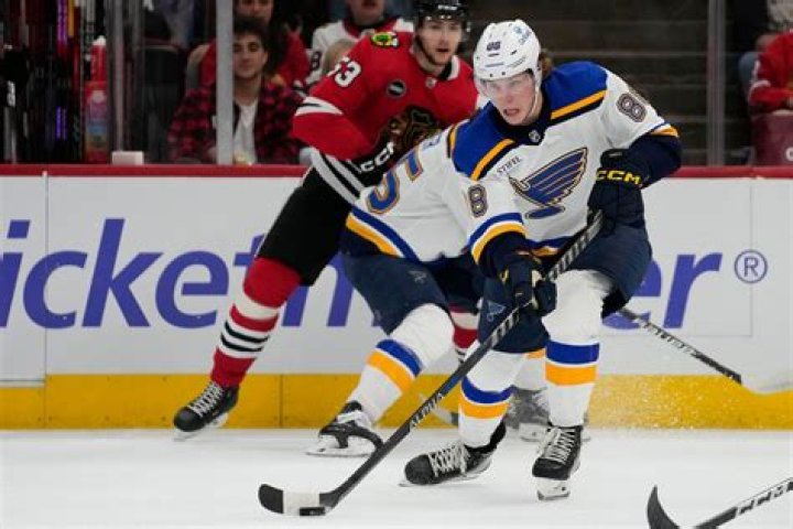 Once a top prospect, Adam Gaudette is back in the NHL — this time with the Blues