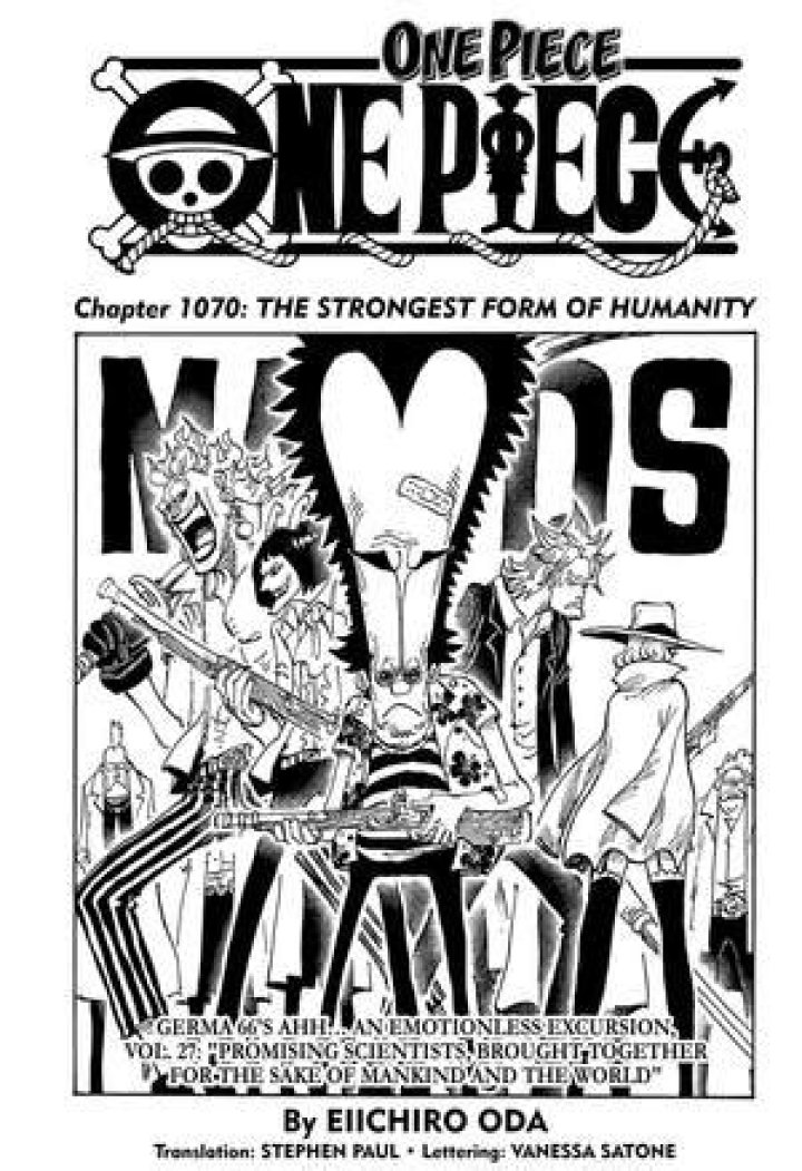 One Piece chapter 1070 spoilers, manga release date and time explained