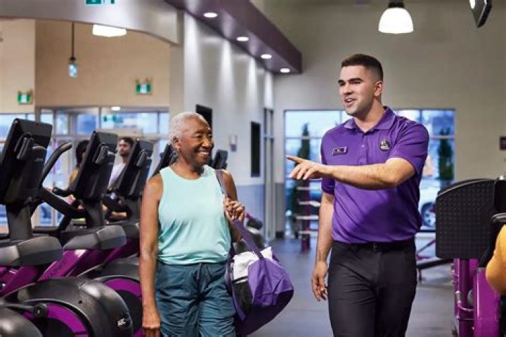 Out and about at Planet Fitness