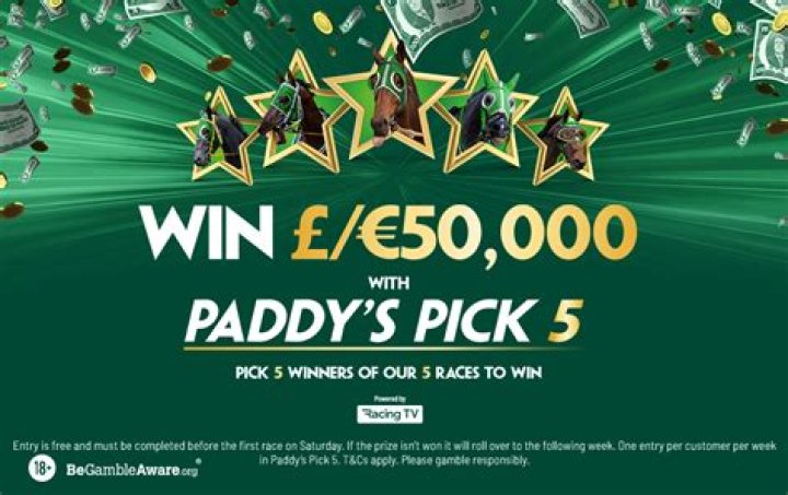 Paddy Power Pick 5: Free chance to win £50,000 by finding winners from Dublin Racing Festival, Sandown & Musselburgh