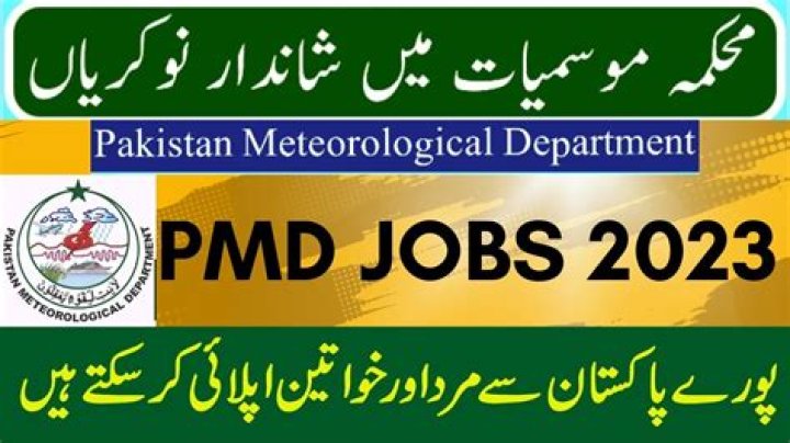 Pakistan Meteorological Department PMD Jobs 2023 [214+ Seats]