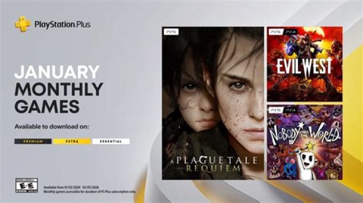 PlayStation Plus Games for January 2024 Announced