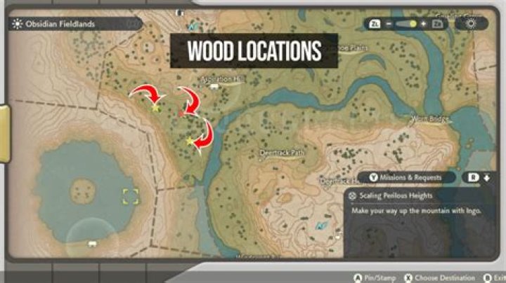 Pokémon Legends: Arceus - Where to Find Wood