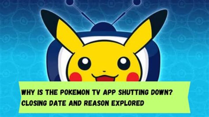 Pokemon TV App Shutting Down