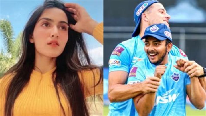 Prithvi Shaw Girlfriend- TV actor Prachi Singh