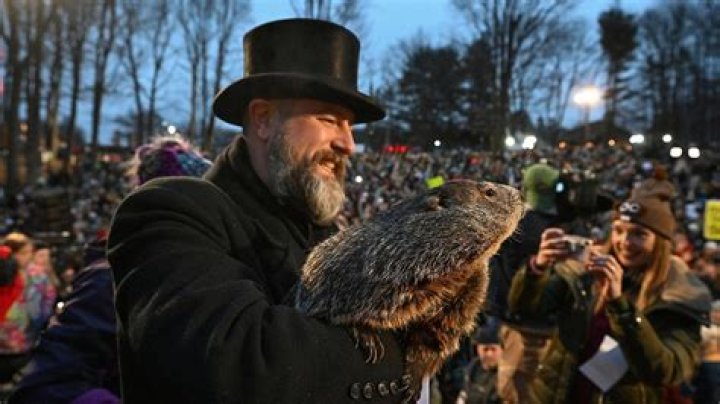Punxsutawney Phil predicts an early spring at Groundhog Day festivities