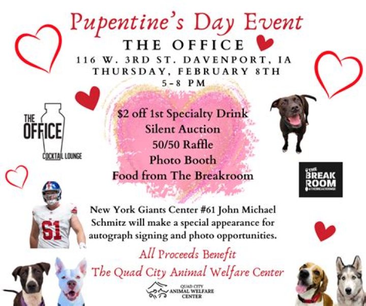 Pupentine’s Day helps QCAWC help animals