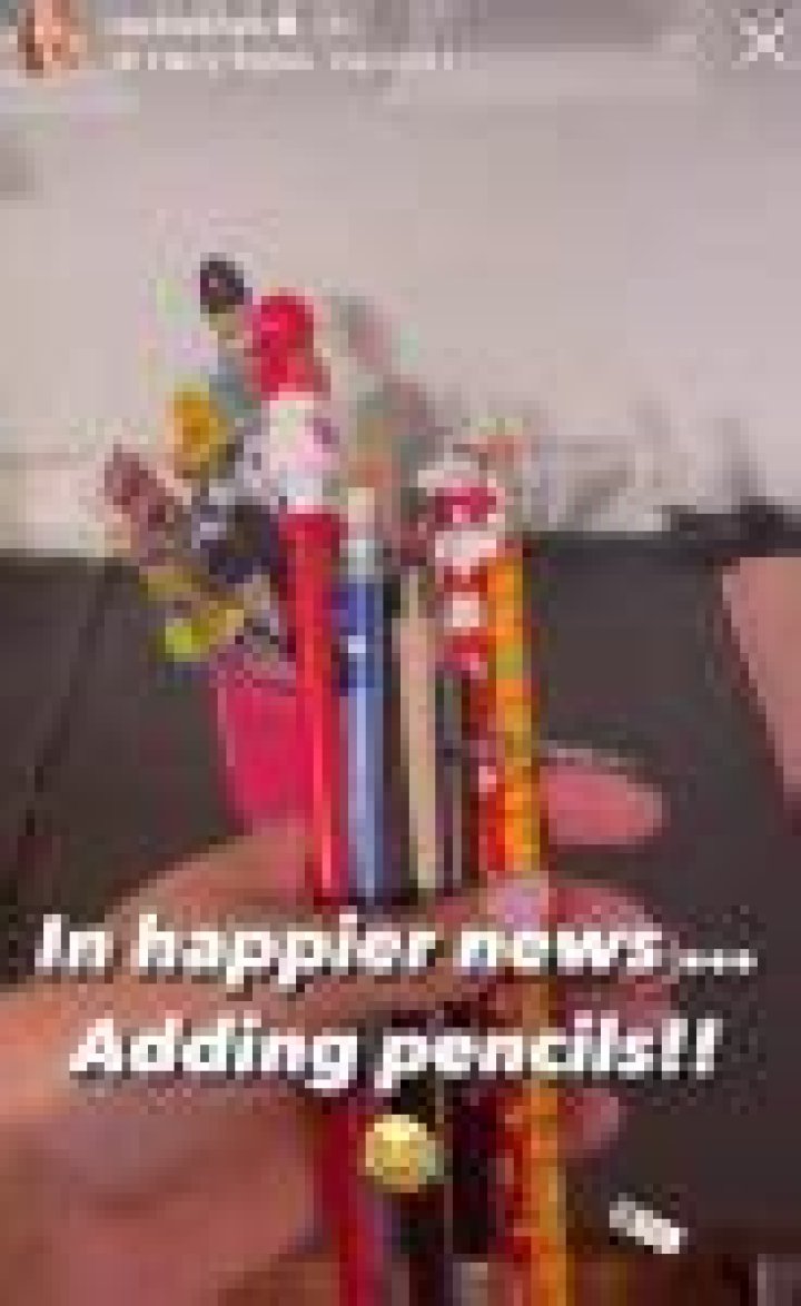 Rachel Gordillo adds new pencils to her collection after ex Jose shaded her 