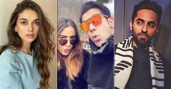 Rajkummar Rao-Patralekhaa, Aditi Rao Hydari-Siddharth enjoy Sonu Nigam-Anu Malik’s concert at Farah Khan’s house-WATCH