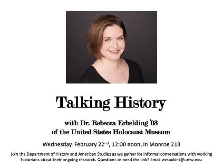 Rebecca Erbelding Wikipedia Bio – 5 Facts About The Historian