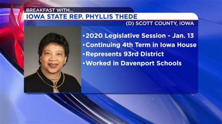 Rep. Phyllis Thede seeks reelection to Iowa House