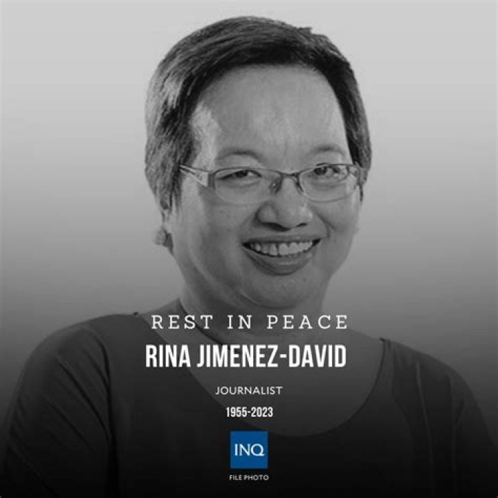 Rina Jimenez David Obituary-Death News; Revered Inquirer columnist, Rina Jimenez David Passes Away