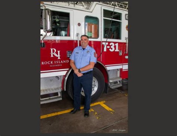 Rock Island fire chief announces firefighter promotion