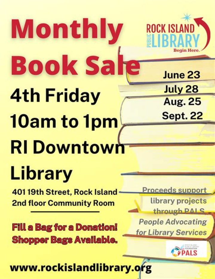 Rock Island Public Library extends book sale