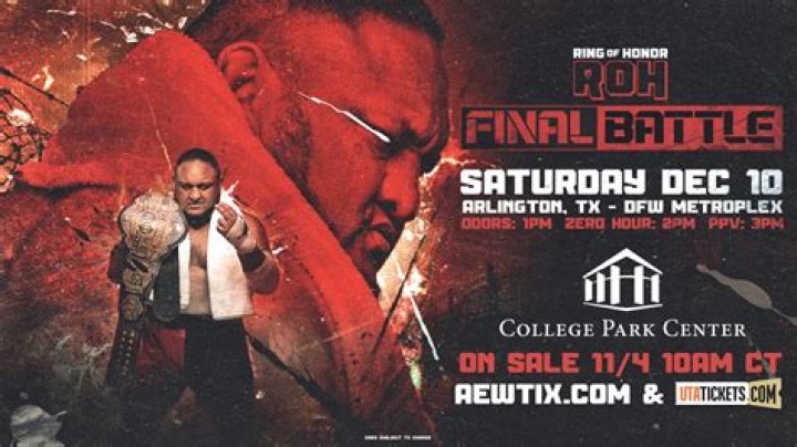 	ROH Final Battle lineup: The latest card for the last ROH pay-per-view of 2022	