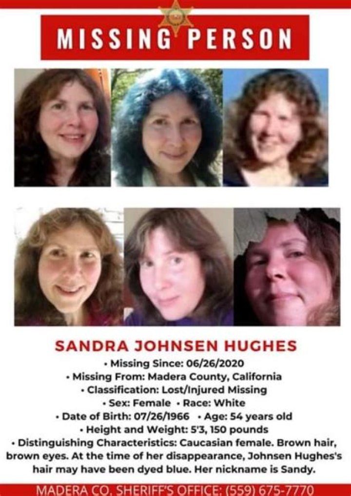 Sandra Hughes whereabouts after missing From Johnson Meadows
