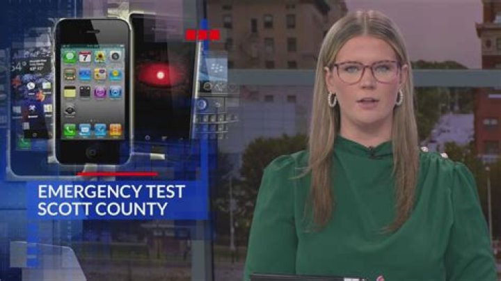 Scott County testing emergency alerts this weekend for unincorporated part of the county