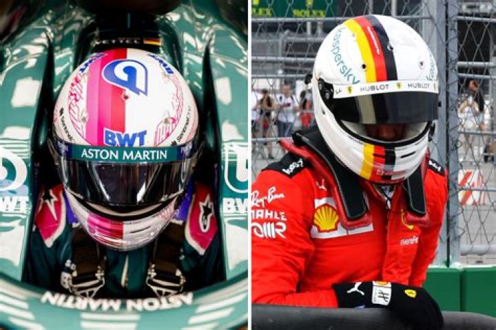 Sebastian Vettel ditches famous Germany F1 helmet for pink BWT design to promote clean drinking water