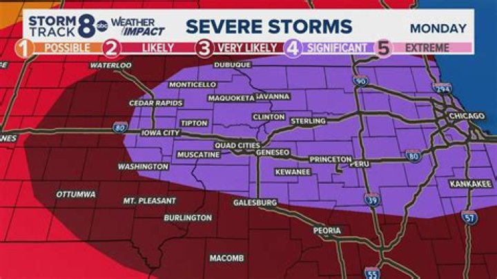 Severe t’storms possible Thursday in Quad Cities