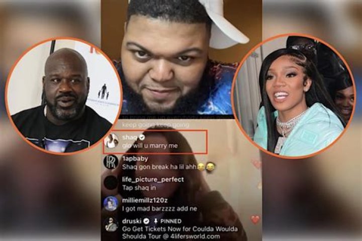 Shaq Shoots His Shot at GloRilla During Druski's Live