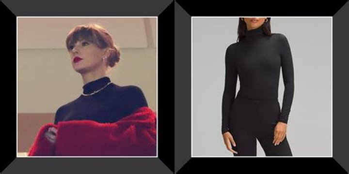 Shop Taylor Swift's Black Turtleneck 2024