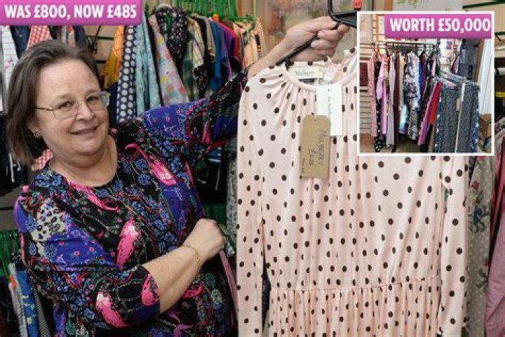 Shoppers rush to Tunbridge Wells charity shop after a woman donates £50k worth of designer clothes by labels including Gucci and Prada