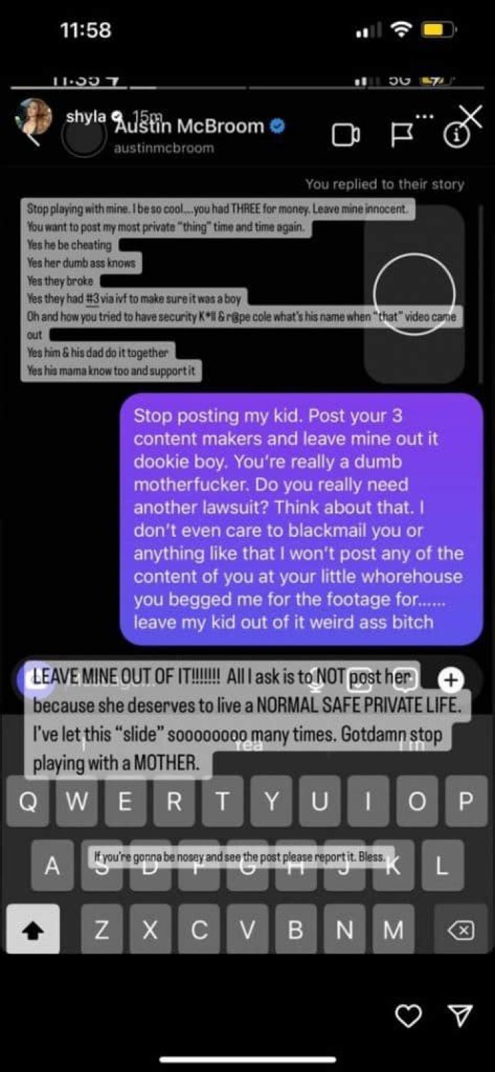 Shyla Walker Criticized Austin McBroom After He Post Her Daughter Photo On Social Media