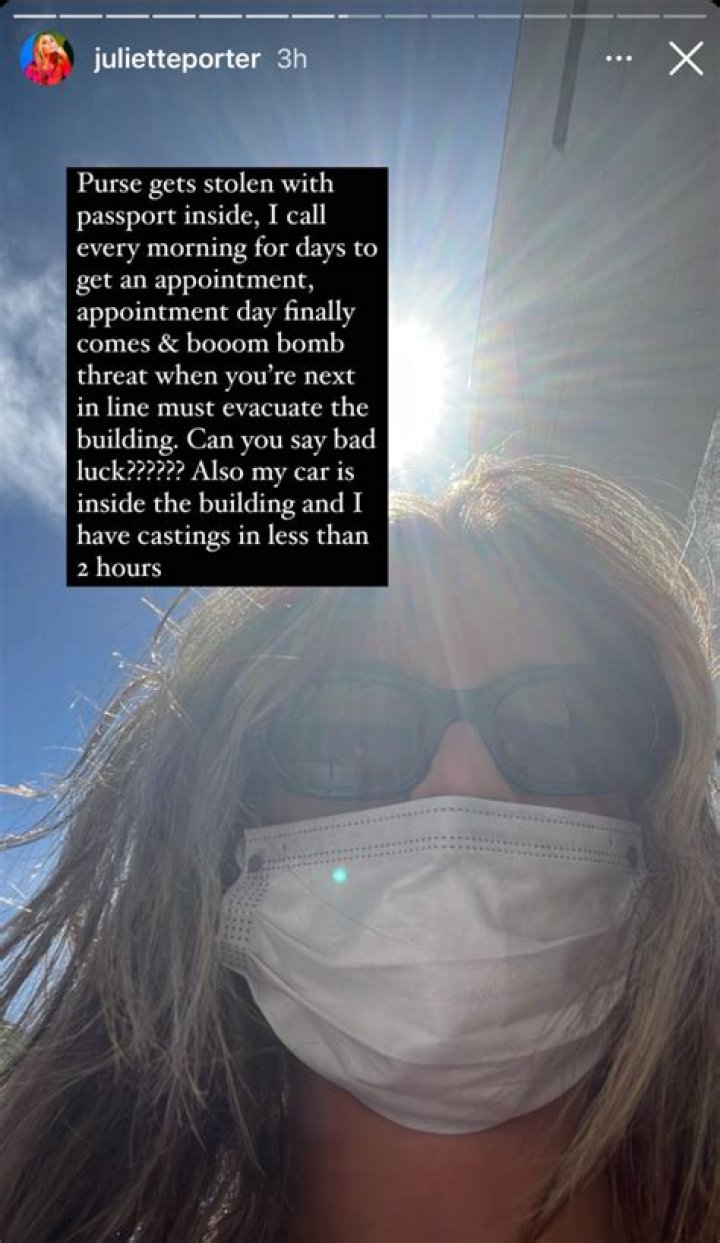 Siesta Key: Juliette Porter evacuated for bomb threat while getting new passport