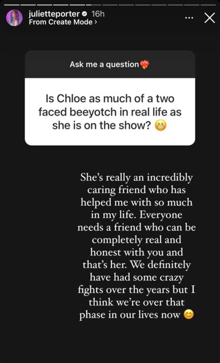 Siesta Key’s Juliette Porter gets real about friendship with Chloe Long