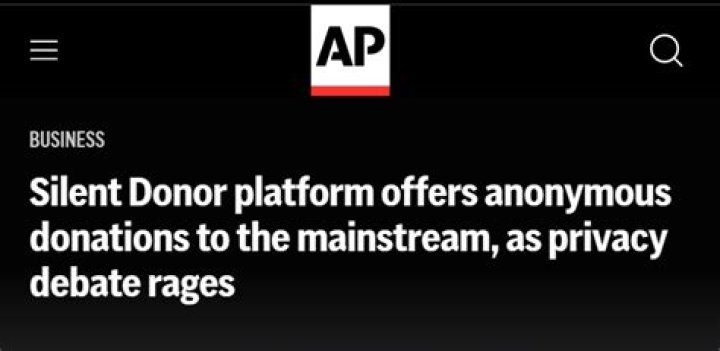 Silent Donor platform offers anonymous donations to the mainstream, as privacy debate rages