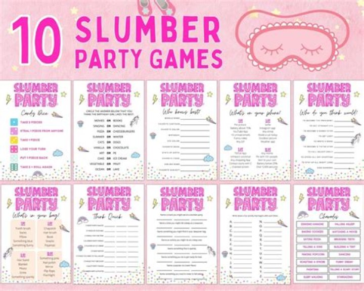 Slumber Party Fun: Girls' Sleepover Games And Activities