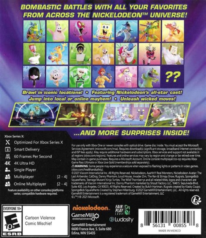 Smash Bros-like Nickelodeon All-Star Brawl Coming This Fall on Consoles