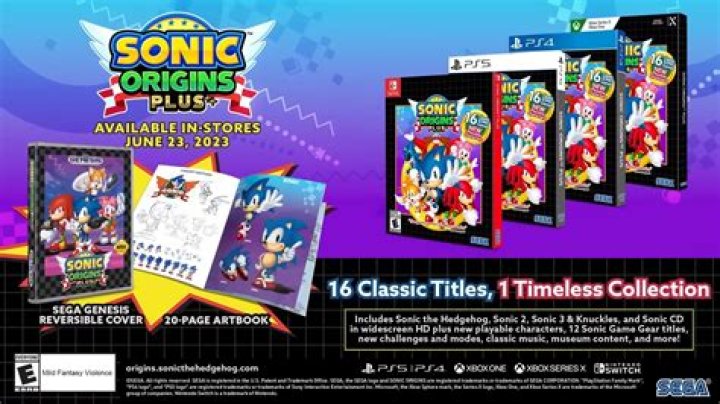 Sonic Origins Plus Reveals Stunning Box Art Variants