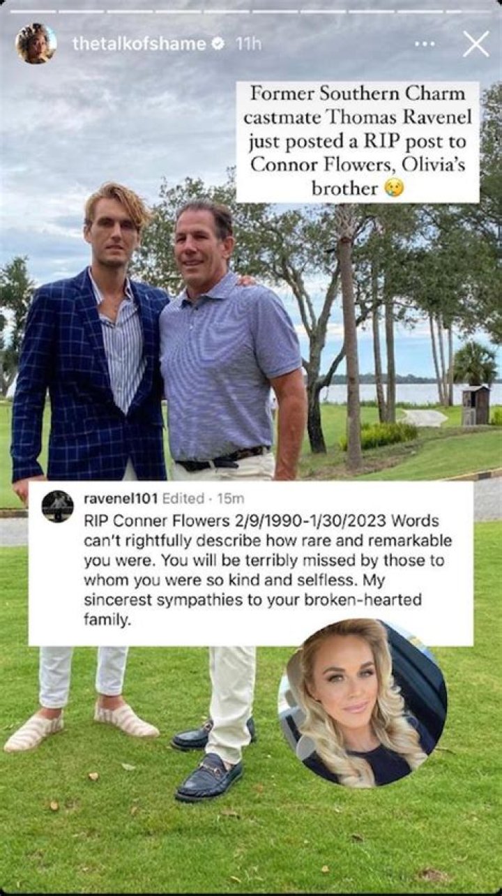 Southern Charm’s Olivia Flowers reveals how her brother Conner Flowers died
