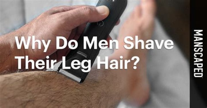 Survey Finds That Almost Half Of Men Shave Or Trim Their Leg Hair