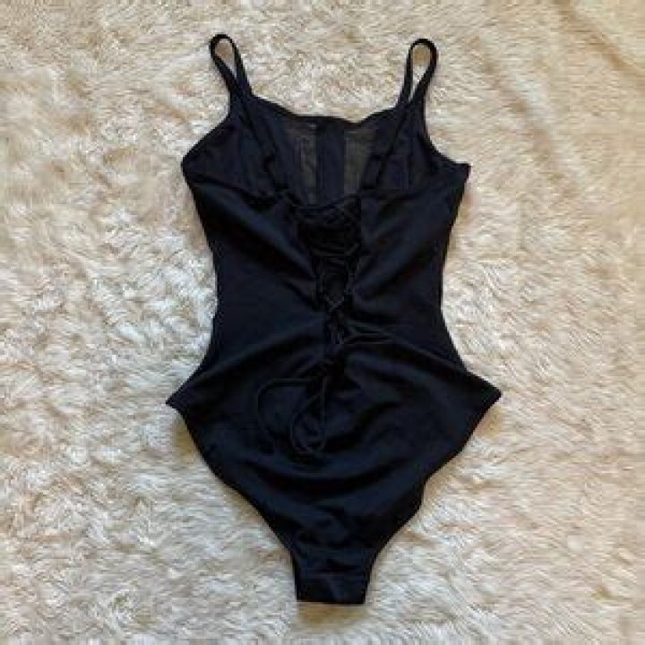 TA3's Lace-Up Swimsuit Looks Like A One-Piece & Acts Like A Corset