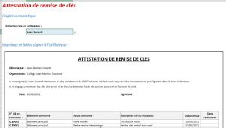 Tableau gestion des clés Excel gratuit : suivez vos trousseaux