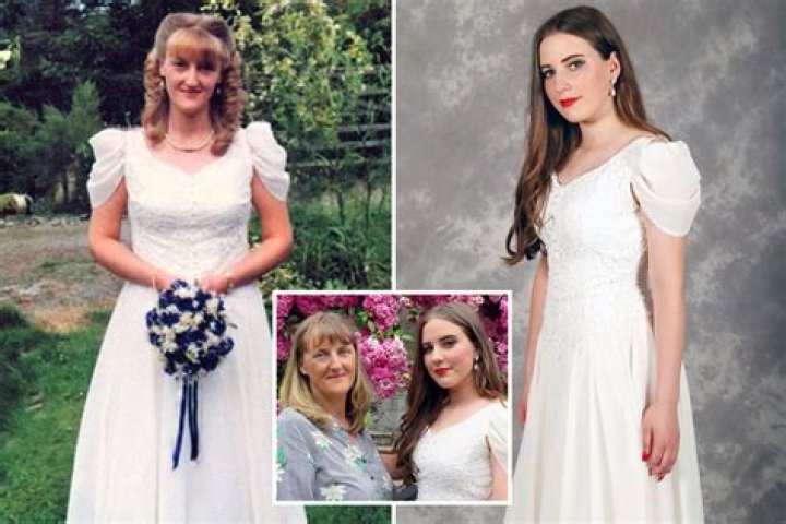 Teenager saves hundreds of pounds by wearing her mum’s ‘vintage’ 90s wedding dress to her school prom – The Sun