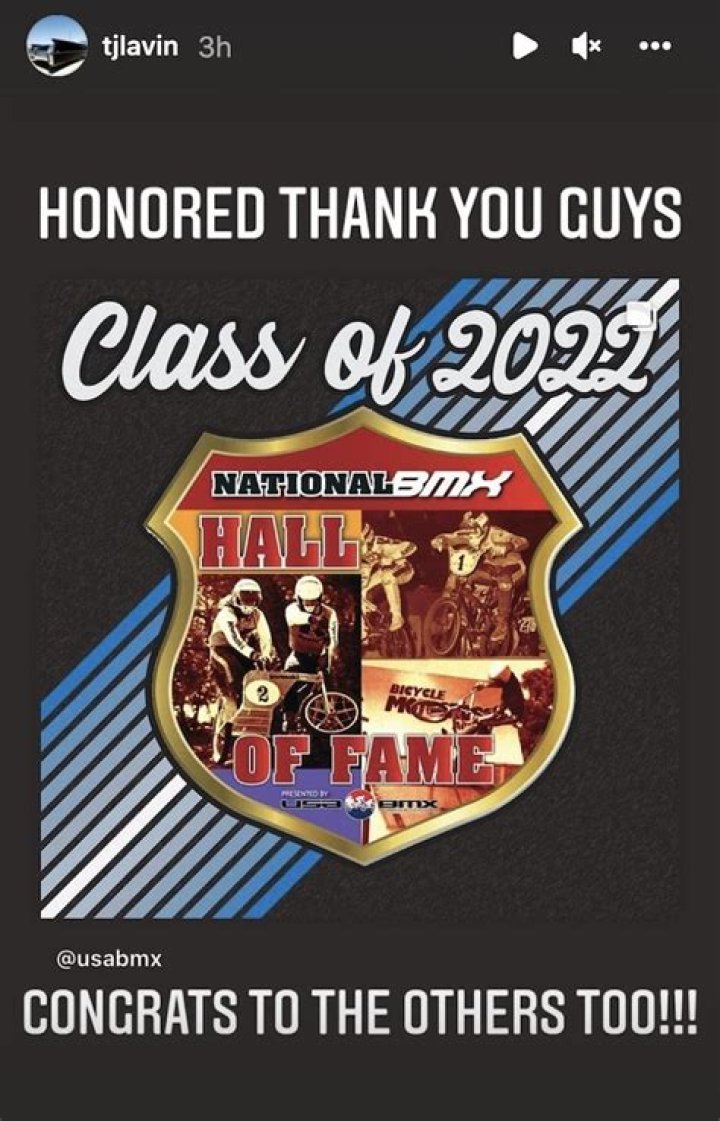 The Challenge host TJ Lavin to be inducted into BMX Hall of Fame Class of 2022