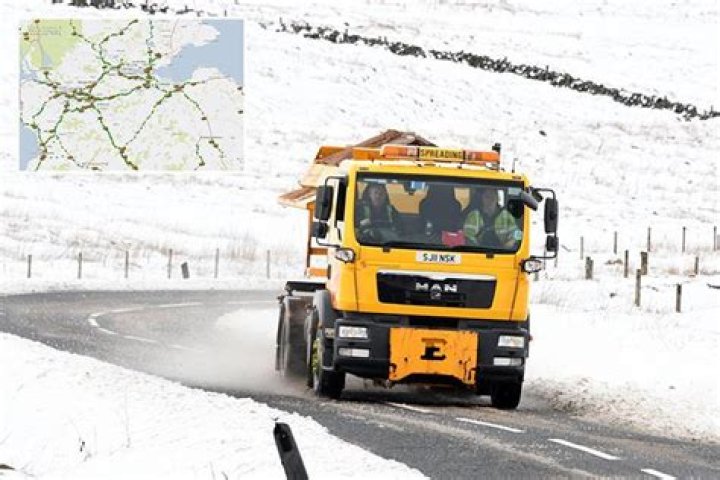 The funniest and most bizarre names of Britain's gritter lorries revealed - from Brad Grit to Sir Andy Flurry