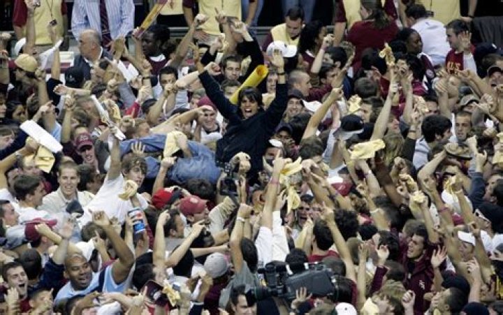 The potential hazards of fans storming the court has run smack into a question: How to stop them?