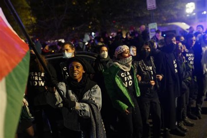 The protests outside DNC headquarters signal the divides in Biden’s base over Israel-Hamas war