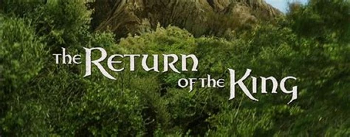 The Return Of The King Were Like