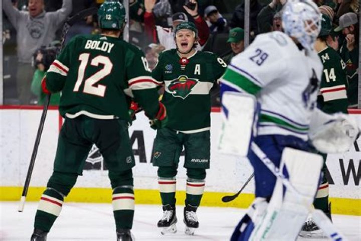 The Wild made their win over the Canucks a perfect 10, setting the team record for goals