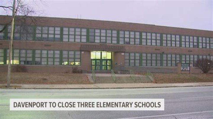 Three elementary schools will close in Davenport