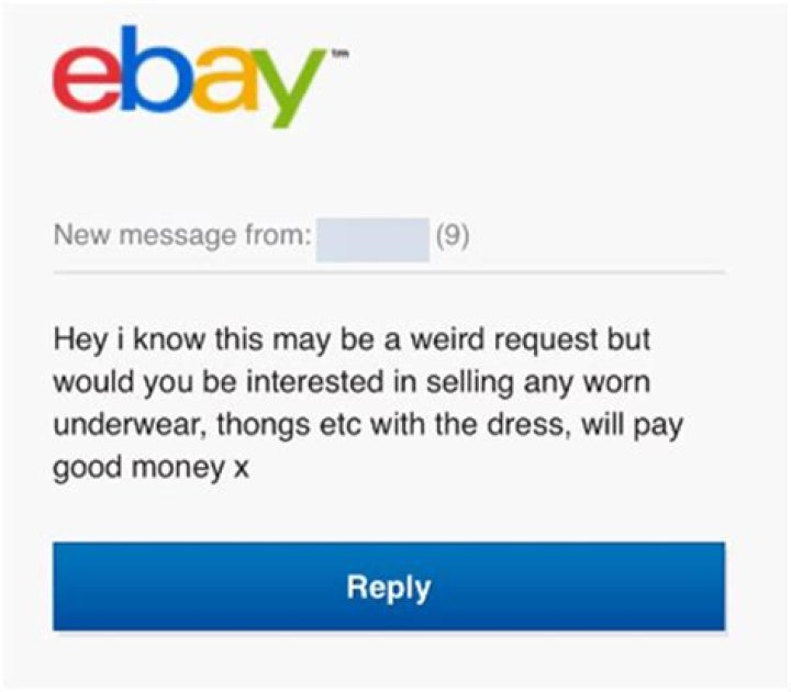 Thrifty young woman, 23, selling old clothes on eBay shocked when bidder asked to buy her DIRTY KNICKERS