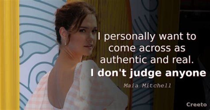 Top 12 Maia Mitchell Quotes & Sayings