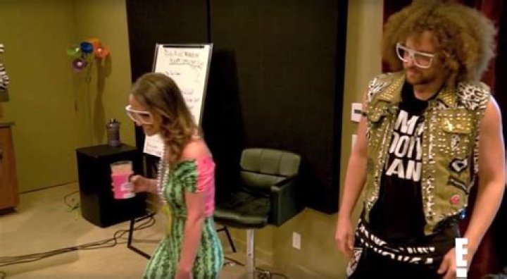 Travis Kelce and girls party with Redfoo on Catching Kelce